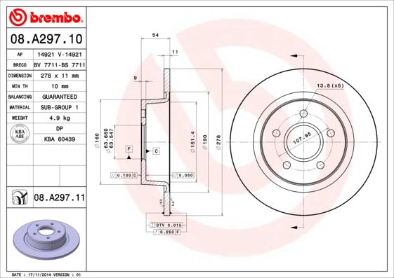 Breco BS 7711 - Discofreno autozon.pro