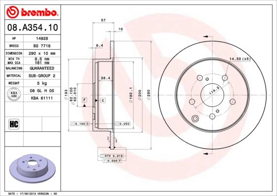 Breco BS 7718 - Discofreno autozon.pro