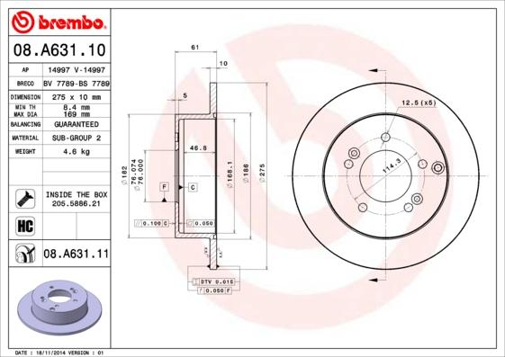 Breco BS 7789 - Discofreno autozon.pro