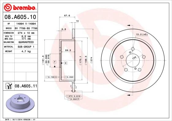 Breco BS 7786 - Discofreno autozon.pro