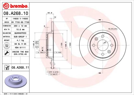 Breco BS 7720 - Discofreno autozon.pro