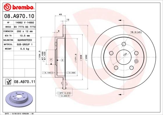 Breco BS 7773 - Discofreno autozon.pro