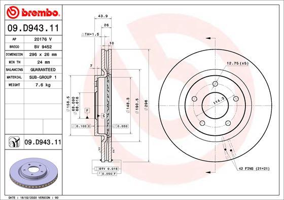 Breco BV 9452 - Discofreno autozon.pro