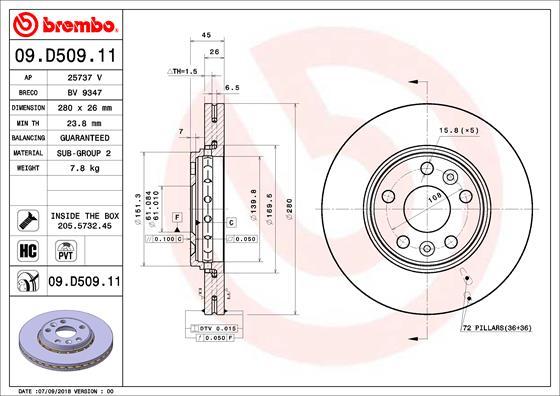 Breco BV 9347 - Discofreno autozon.pro