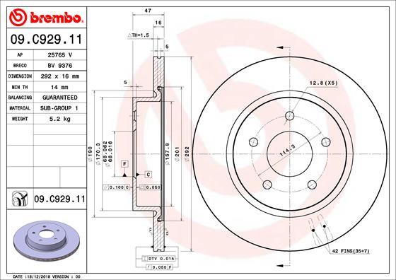 Breco BV 9376 - Discofreno autozon.pro