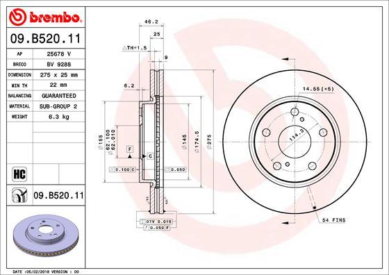 Breco BV 9288 - Discofreno autozon.pro