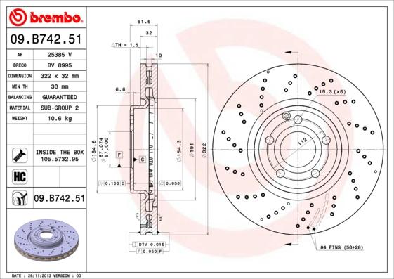 Breco BV 8995 - Discofreno autozon.pro