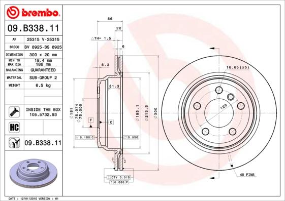 Breco BV 8925 - Discofreno autozon.pro