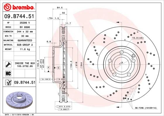 Breco BV 8896 - Discofreno autozon.pro