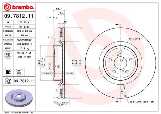 Breco BV 8732 - Discofreno autozon.pro