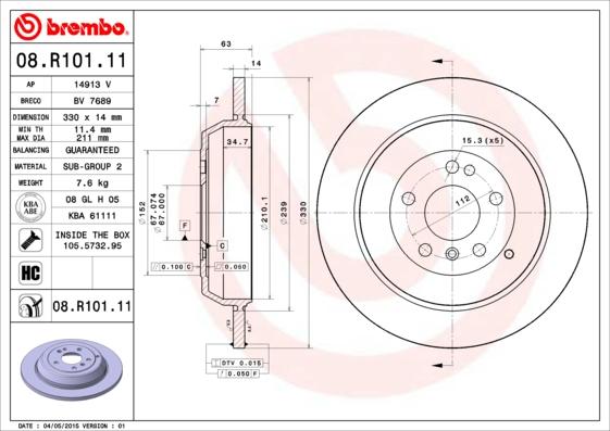 Breco BV 7689 - Discofreno autozon.pro