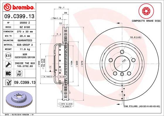 Breco BZ 9160 - Discofreno autozon.pro