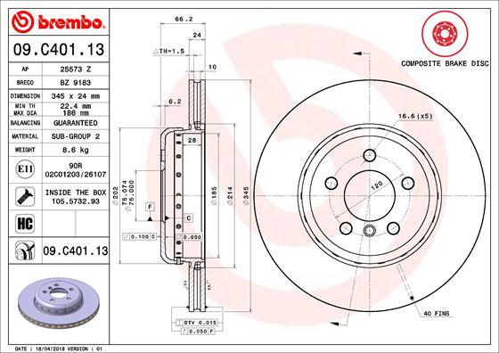 Breco BZ 9183 - Discofreno autozon.pro