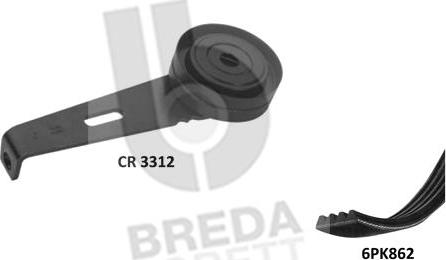 Breda Lorett KCA0040 - Kit Cinghie Poly-V autozon.pro