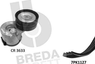 Breda Lorett KCA0043 - Kit Cinghie Poly-V autozon.pro