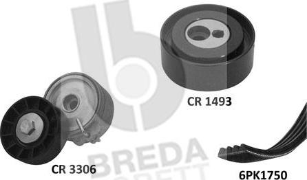 Breda Lorett KCA0006 - Kit Cinghie Poly-V autozon.pro