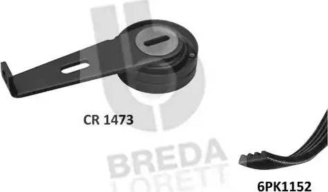 Breda Lorett KCA0001 - Kit Cinghie Poly-V autozon.pro