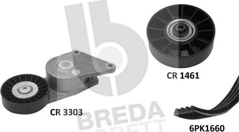 Breda Lorett KCA0008 - Kit Cinghie Poly-V autozon.pro