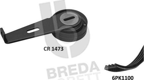 Breda Lorett KCA0014 - Kit Cinghie Poly-V autozon.pro