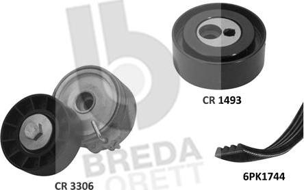 Breda Lorett KCA0034 - Kit Cinghie Poly-V autozon.pro