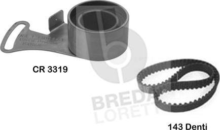 Breda Lorett KCD0411 - Kit cinghie dentate autozon.pro