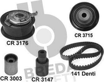 Breda Lorett KCD0581 - Kit cinghie dentate autozon.pro