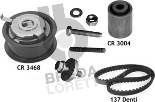 Breda Lorett KCD0604 - Kit cinghie dentate autozon.pro