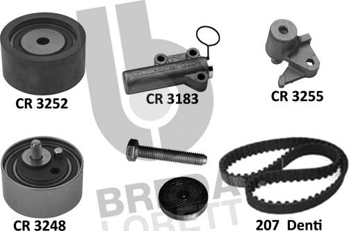 Breda Lorett KCD0670 - Kit cinghie dentate autozon.pro