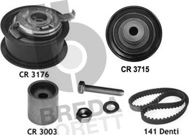 Breda Lorett KCD0050 - Kit cinghie dentate autozon.pro