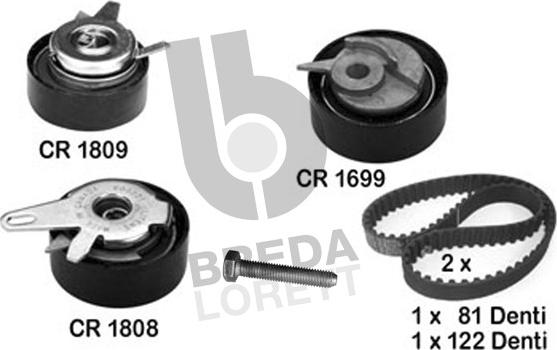 Breda Lorett KCD0064 - Kit cinghie dentate autozon.pro