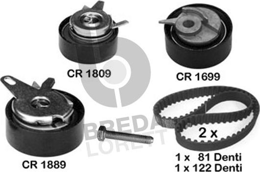 Breda Lorett KCD0066 - Kit cinghie dentate autozon.pro