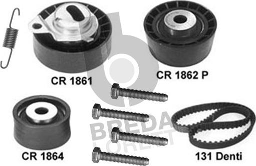 Breda Lorett KCD0015 - Kit cinghie dentate autozon.pro