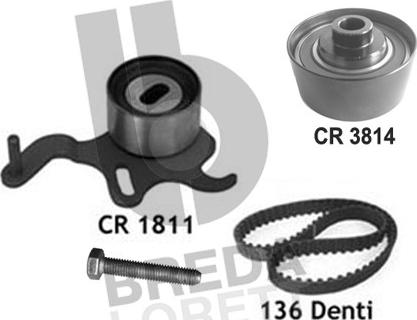 Breda Lorett KCD0025 - Kit cinghie dentate autozon.pro