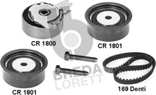 Breda Lorett KCD0022 - Kit cinghie dentate autozon.pro