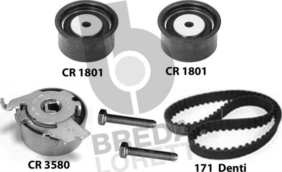 Breda Lorett KCD0159 - Kit cinghie dentate autozon.pro