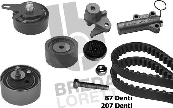 Breda Lorett KCD0157 - Kit cinghie dentate autozon.pro