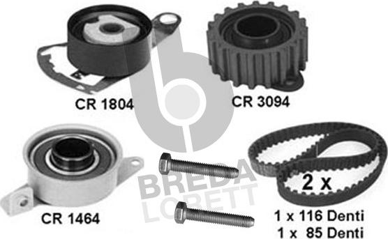 Breda Lorett KCD0362 - Kit cinghie dentate autozon.pro