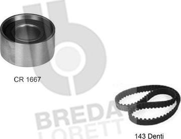 Breda Lorett KCD0257 - Kit cinghie dentate autozon.pro