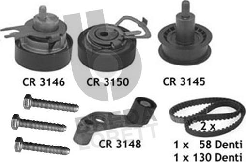 Breda Lorett KCD0288 - Kit cinghie dentate autozon.pro