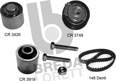 Breda Lorett KCD0220 - Kit cinghie dentate autozon.pro