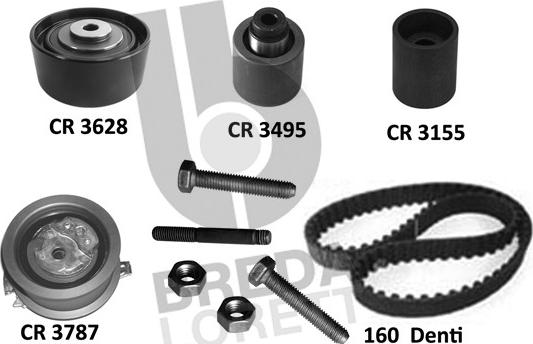 Breda Lorett KCD0791 - Kit cinghie dentate autozon.pro