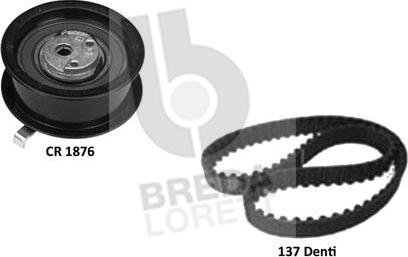 Breda Lorett KCD0745 - Kit cinghie dentate autozon.pro