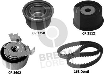 Breda Lorett KCD0754 - Kit cinghie dentate autozon.pro