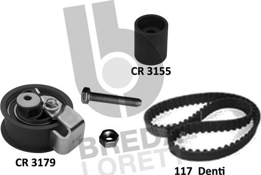 Breda Lorett KCD0769 - Kit cinghie dentate autozon.pro