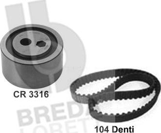 Breda Lorett KCD0716 - Kit cinghie dentate autozon.pro