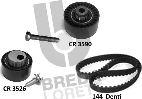 Breda Lorett KCD0785 - Kit cinghie dentate autozon.pro