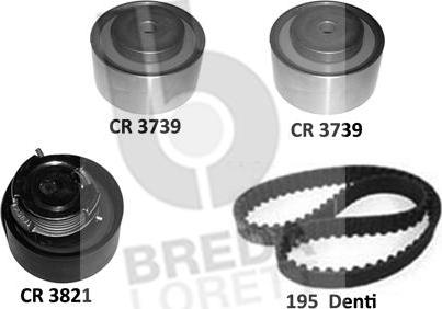 Breda Lorett KCD0783 - Kit cinghie dentate autozon.pro