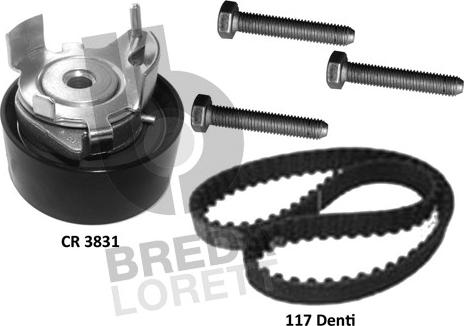 Breda Lorett KCD0724 - Kit cinghie dentate autozon.pro