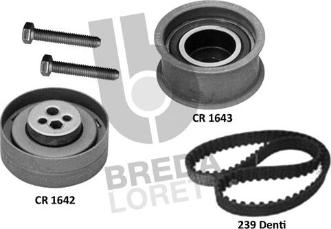 Breda Lorett KCD0728 - Kit cinghie dentate autozon.pro