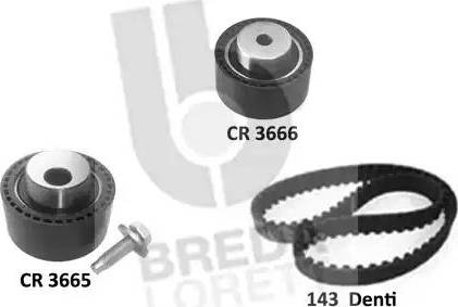 Breda Lorett KCD0779 - Kit cinghie dentate autozon.pro